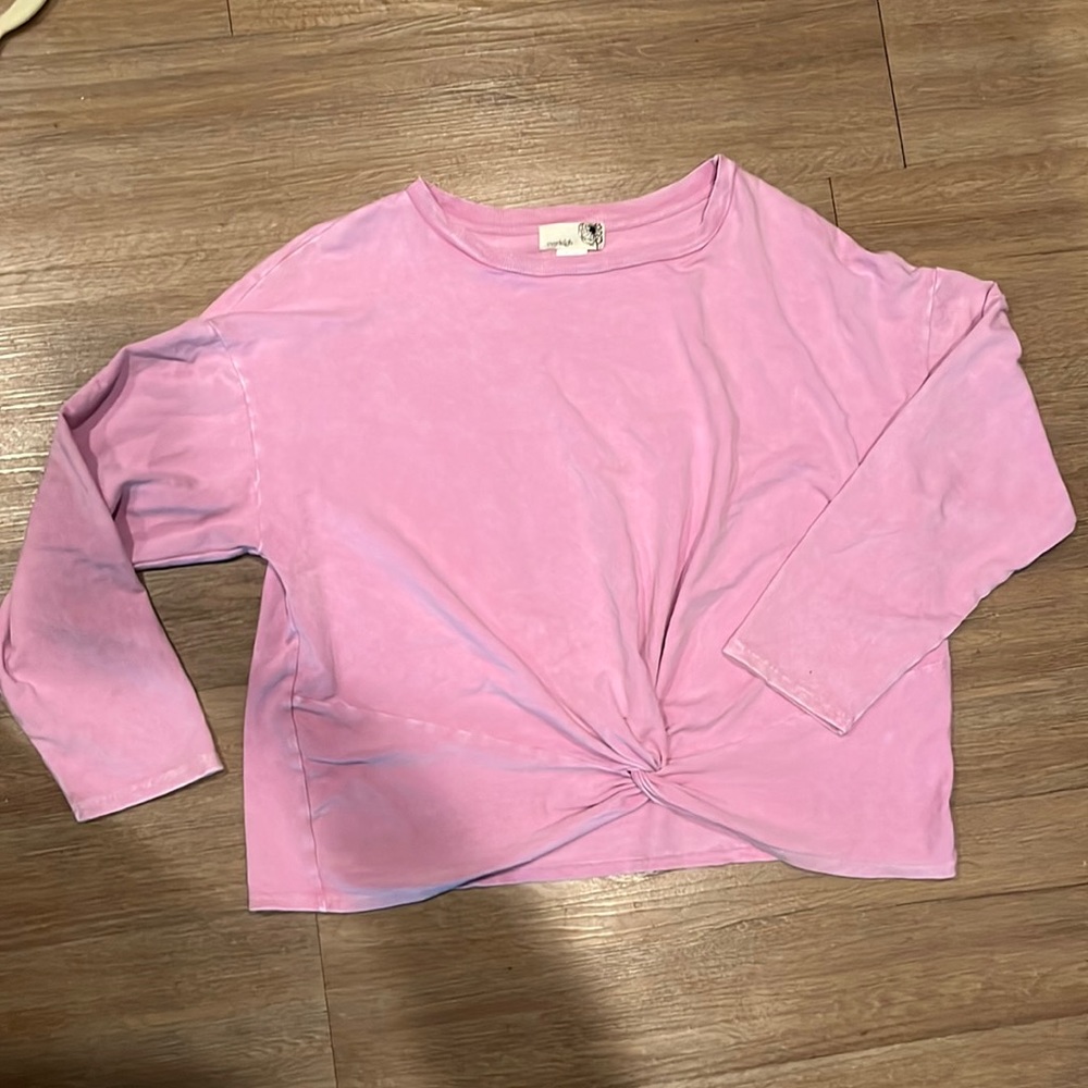 Pink twist front Everleigh Nordstrom top XL